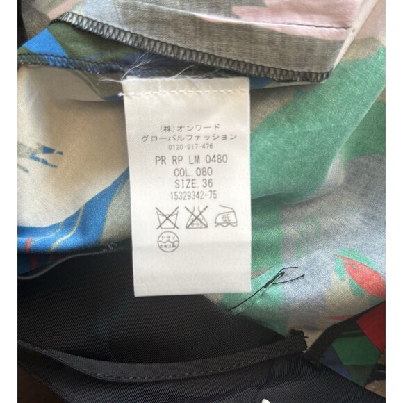 Sonia Rykiel Paris Womens Birds All Over Print Pants Size 36 French, 100% Cotton - Picture 9 of 12